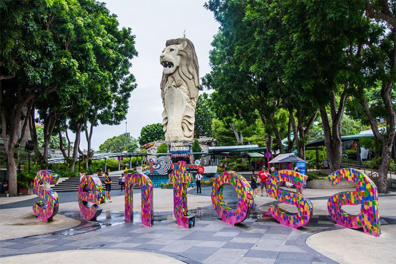 Tour Singapore - Công Viên Sư Tử Biển - Công Viên Khủng Long